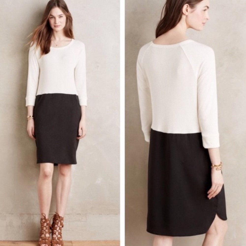 Anthropologie Amadi Colorblock Shift Dress Sz S
